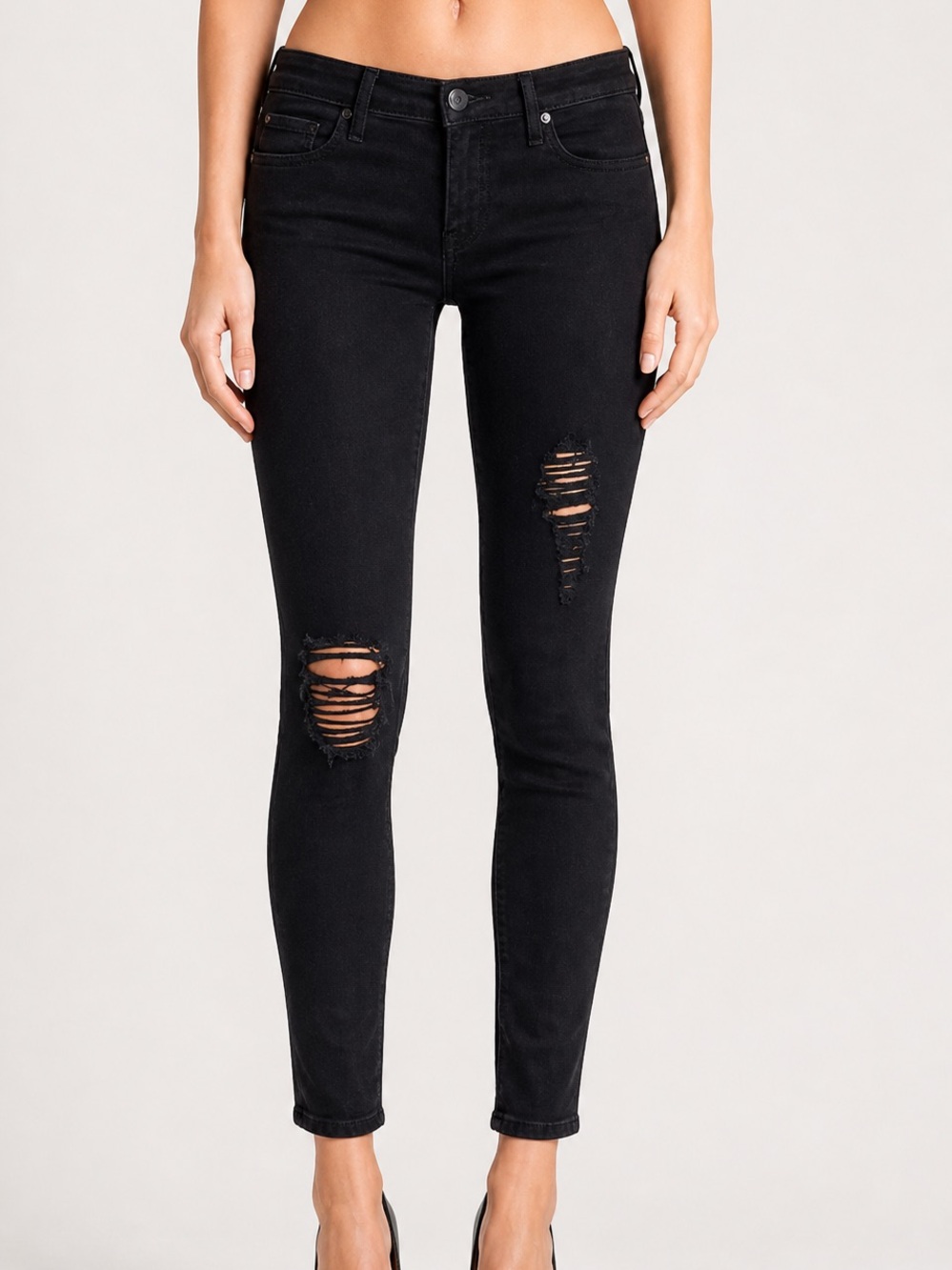 Articles of Society Distressed Skinny Jeans